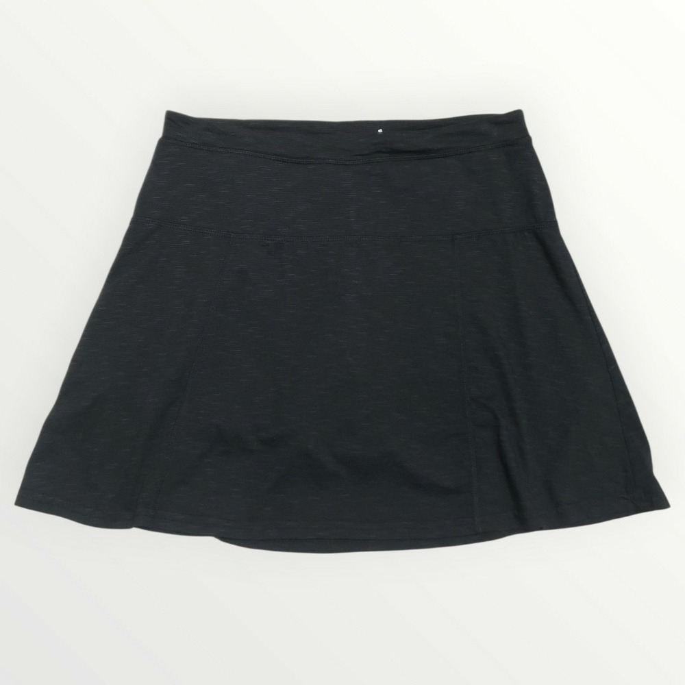 Toad&Co Sereena Samba Skort Womens Medium Black Organic Cotton T1842607